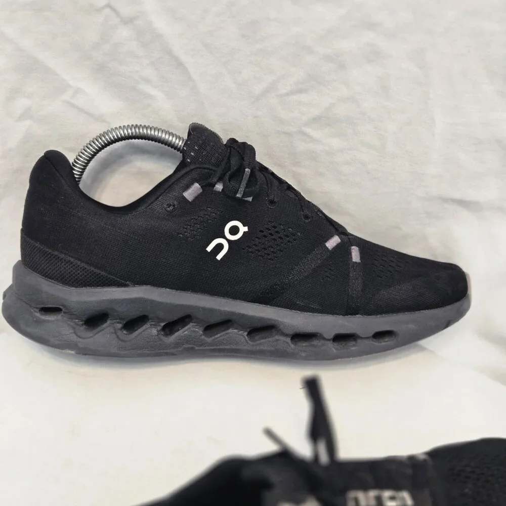 On Running Cloudsurfer All Black 3WD10440485 Womens Running Shoes Sz 10 - Picture 7 of 10